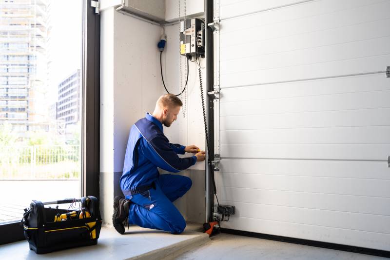 Problème fermeture: réparation du bras d'une porte de garage basculante automatique à Cannes